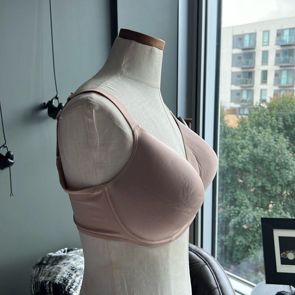 New Chantelle Comfort Chic Full Coverage Custom Fit Bra Size 36G (Nude Rose) - Picture 3 of 7